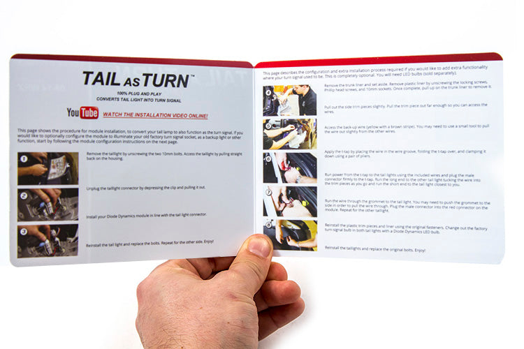Tail as Turn® Kit w/ Backup for 2008-2014 Subaru WRX/STi Hatchback  Stage 1